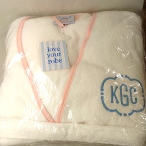 Brand new Weezie women's robe size S monogram KCG